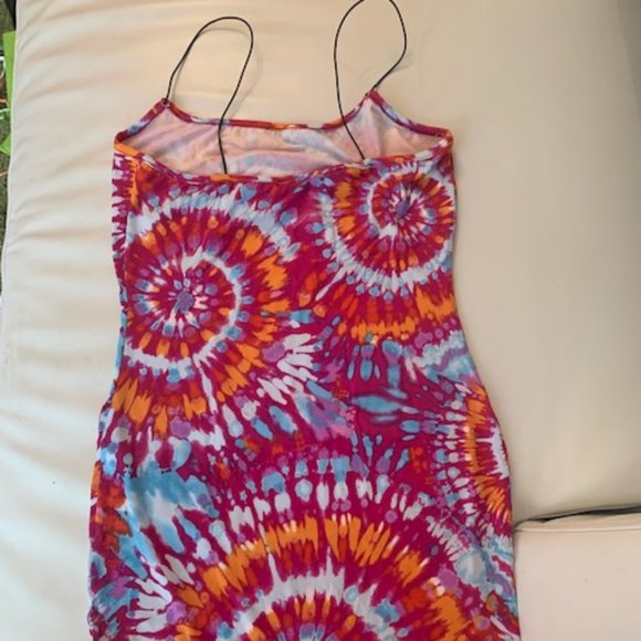 One by One by Dolls Kill Tye-dyed Dress Large NEW - Picture 4 of 6
